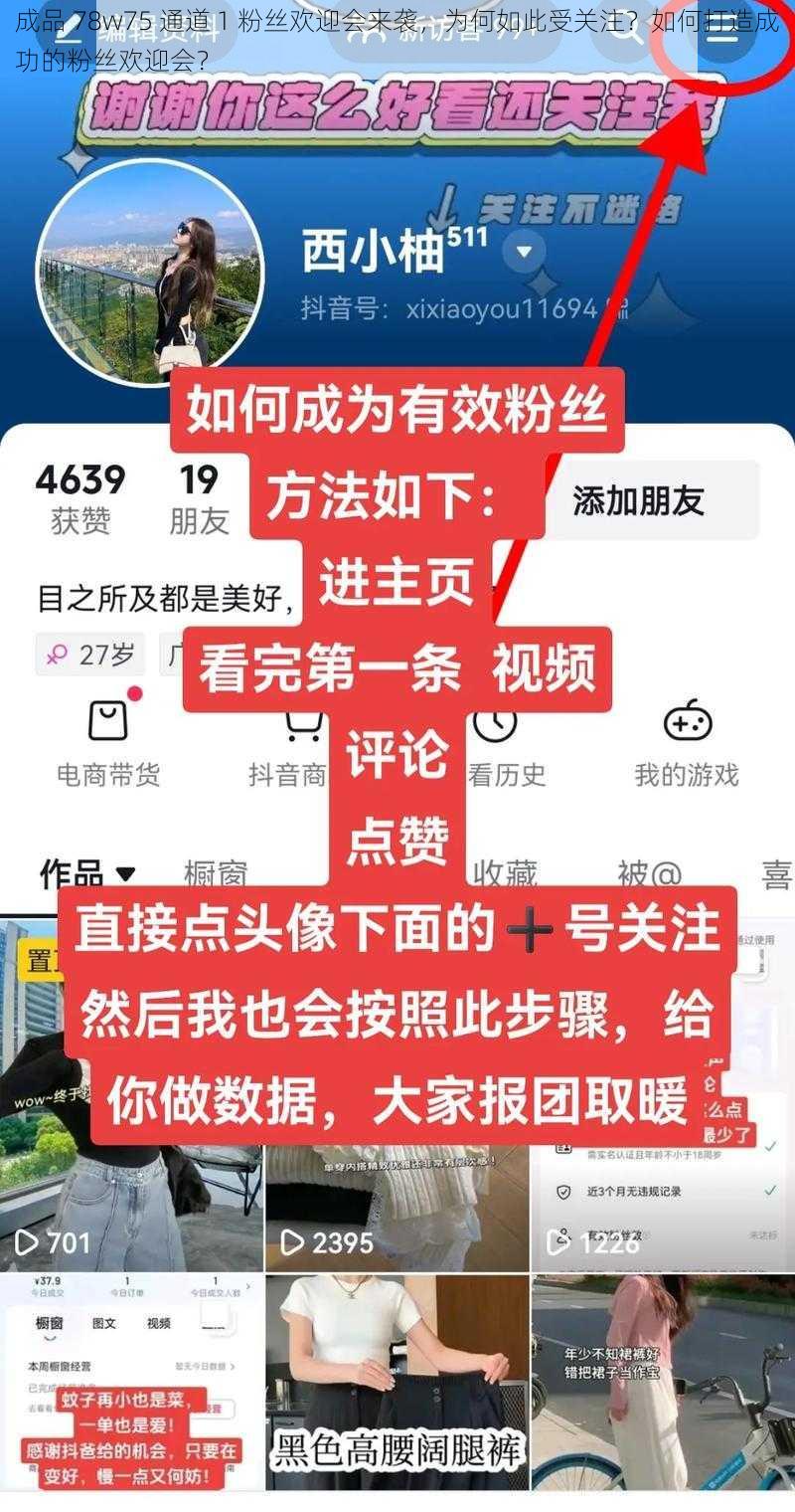 成品 78w75 通道 1 粉丝欢迎会来袭,为何如此受关注?如何打造成功的粉丝欢迎会?
