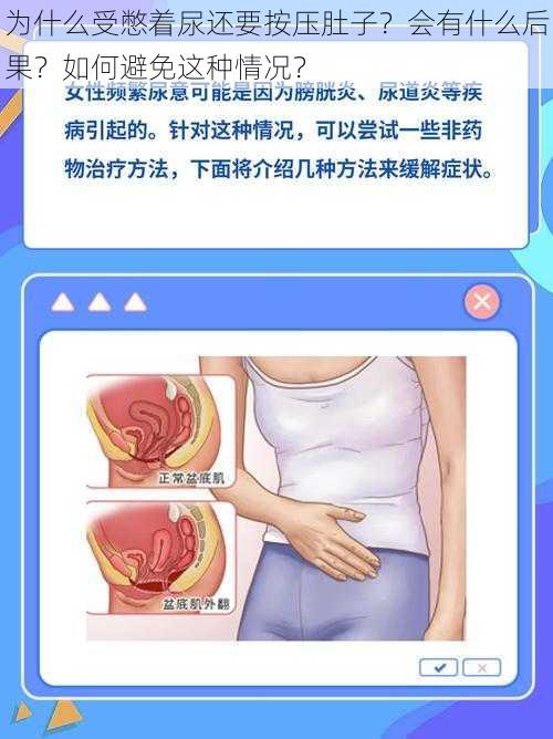 为什么受憋着尿还要按压肚子?会有什么后果?如何避免这种情况?